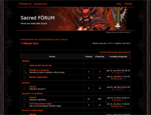 Tablet Screenshot of forum.sacred-city.cz